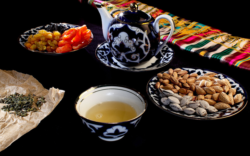У настоящего туркменского чая довольно оригинальный рецепт
