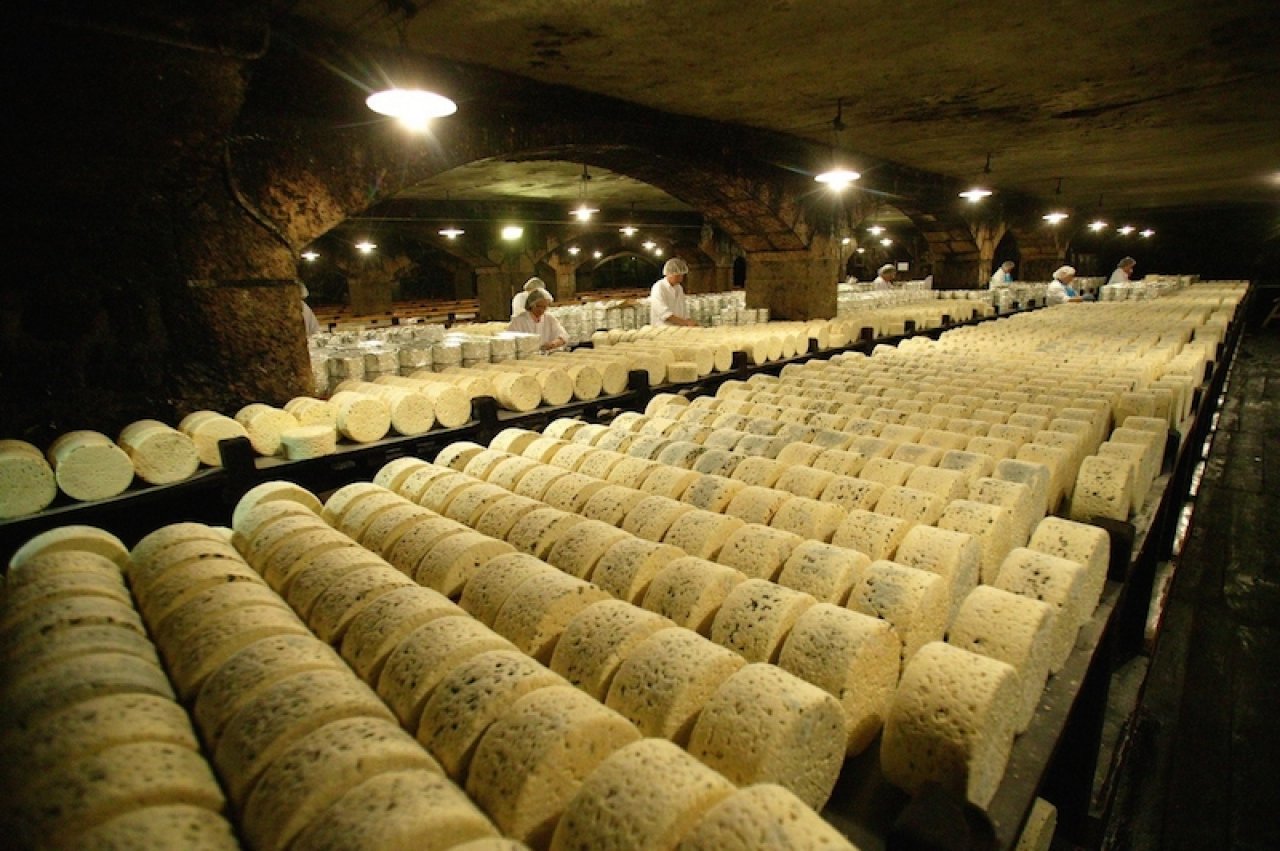 Производство сыра Рокфор