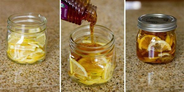 Можно сделать заготовку - залить лимон медом и поставить в темное место