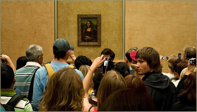 Мона Лиза: в Лувре