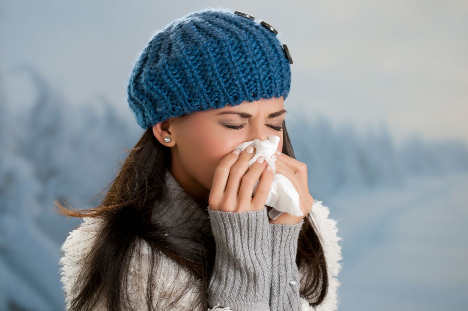 Насморк один из симптомов простуды