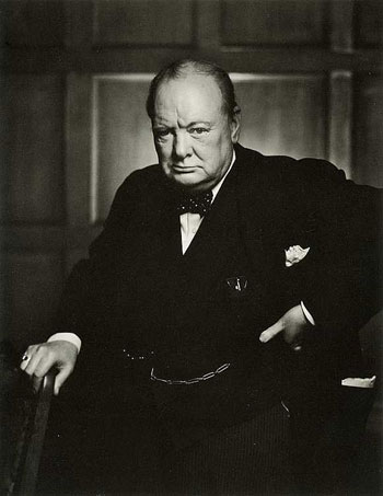 Фотопортрет Черчилля, автор Йосуф Карш