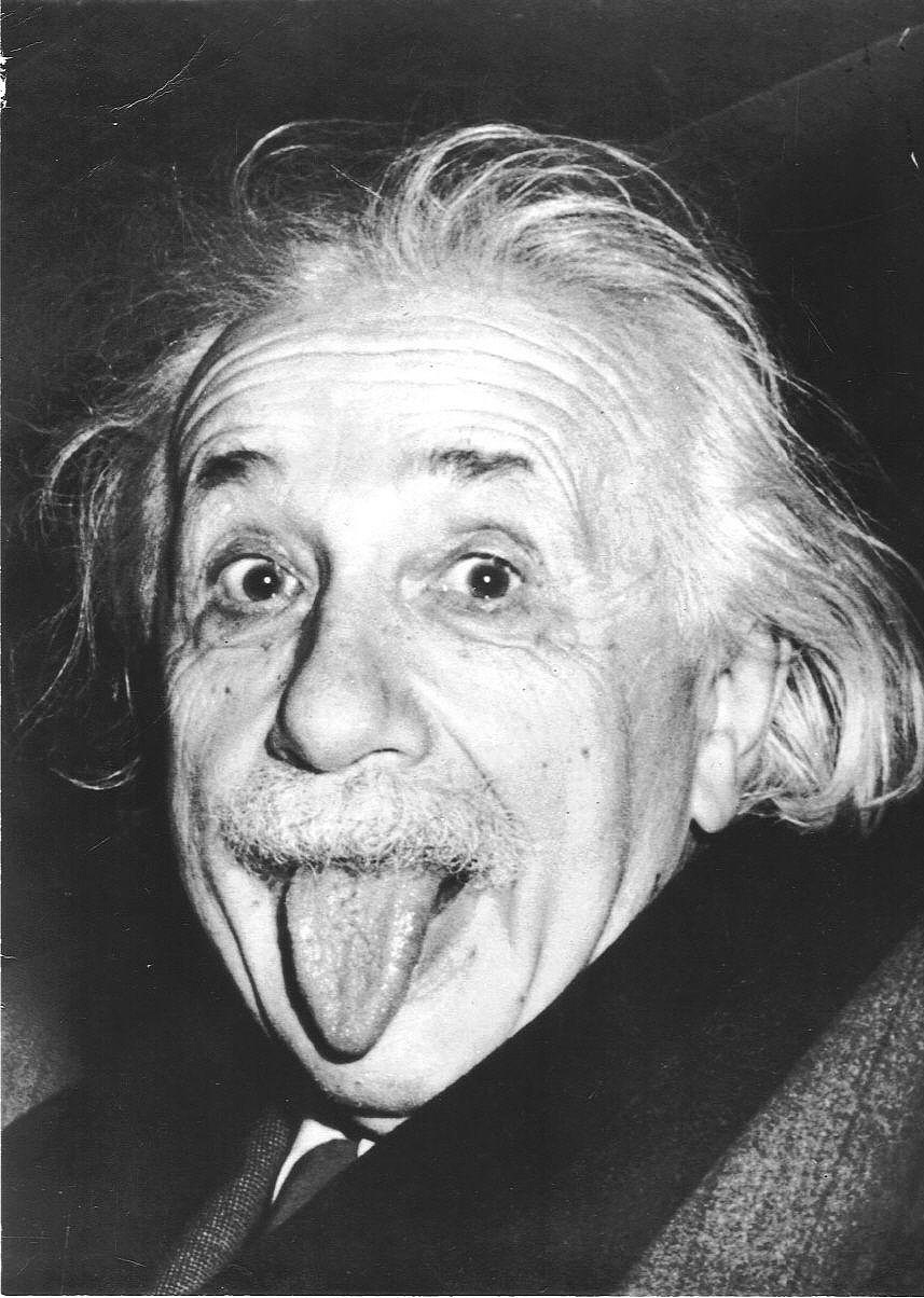 Эйнштейн в день своего 72-летия