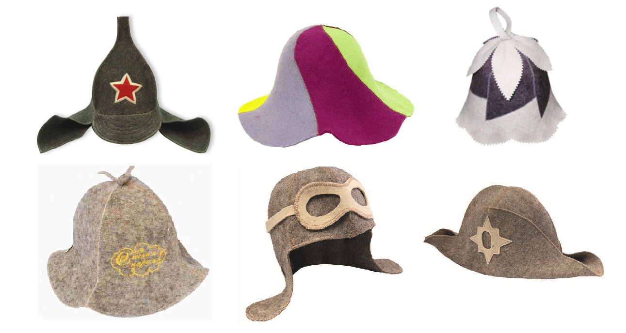 Разнообразие банных шапок - выбирай правильно!