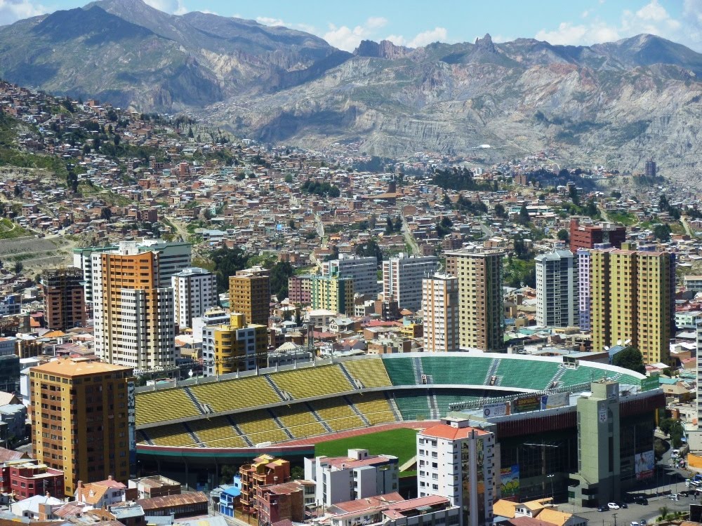 Стадион в Боливии