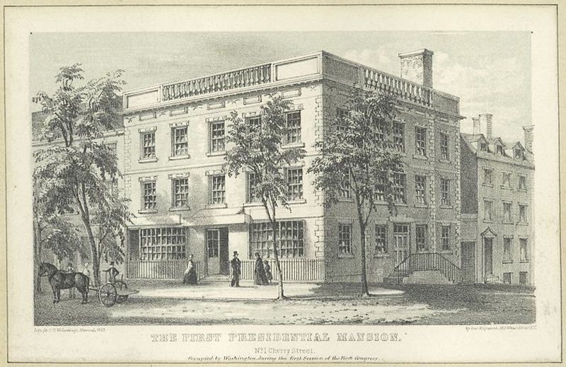 Дом Самуэль Осгуд был первым президентским особняком, где Джордж Вашингтон жил в течение двух лет