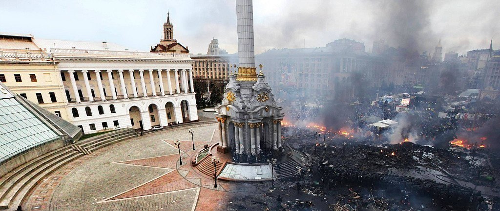 Майдан Независимости во время Евромайдана