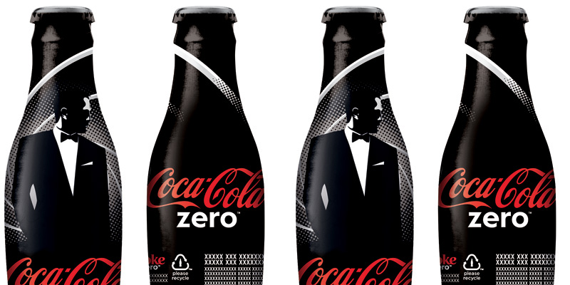 Ограниченная серия Coca Cola Zero, выпущенная к премьере Skyfall