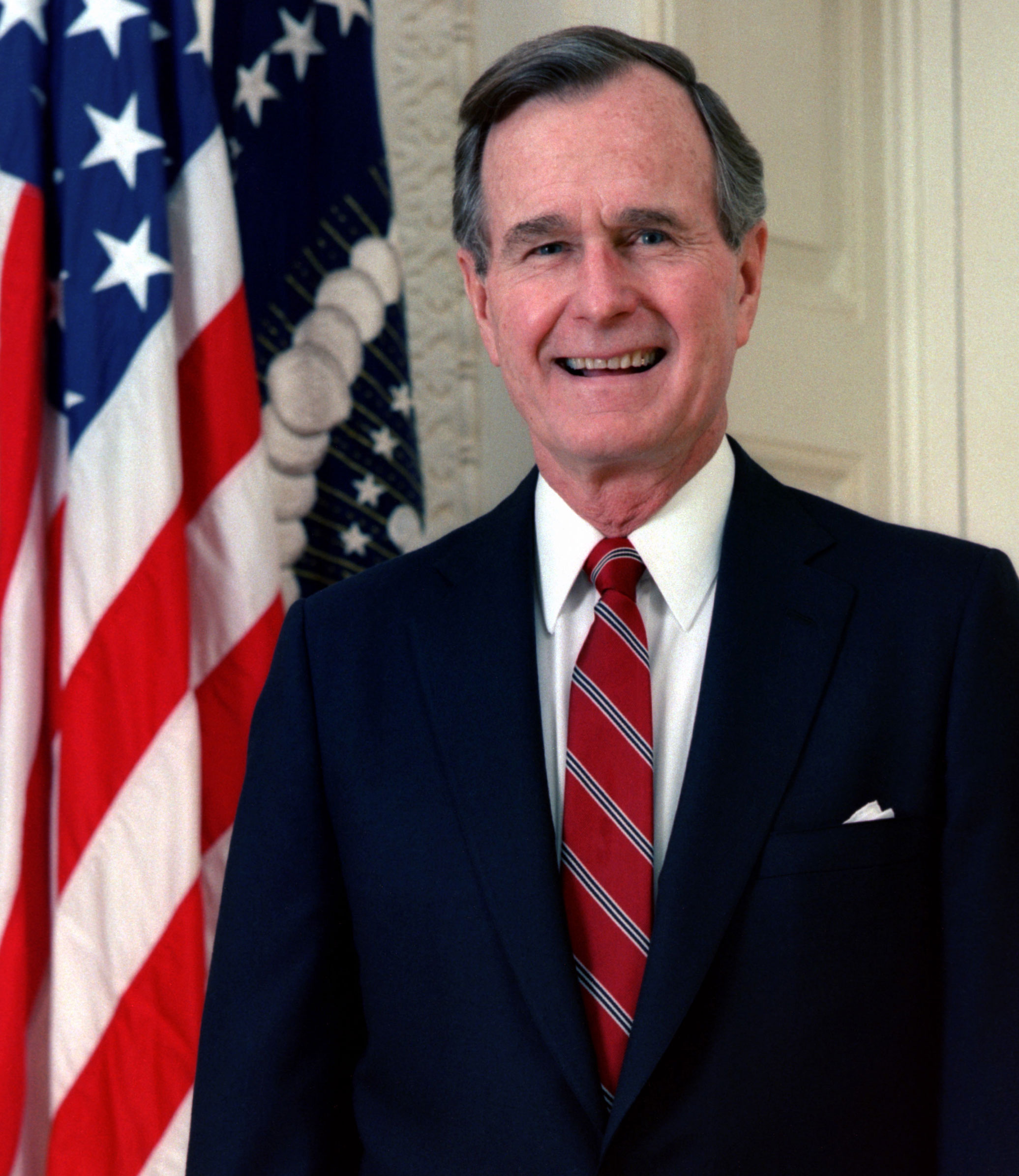 Джордж Герберт Уокер Буш  был 41-м президентом США с 1989 по 1993год 
