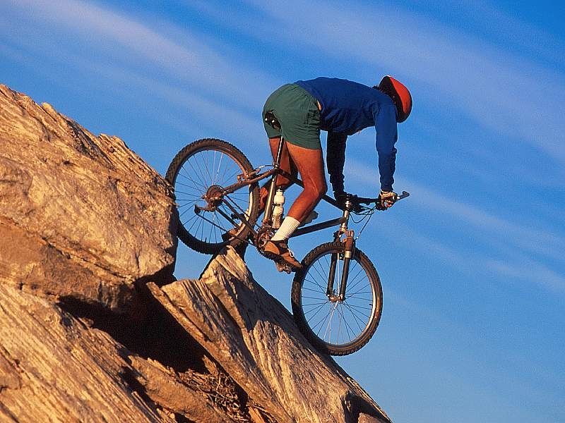 На горном велосипеде вам покоряться к примеру даже горы.